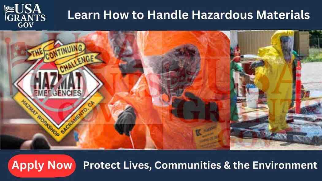 USA FY 2025 HAZMAT Training Grant
